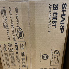 シャープ 2B-C10BT1 1TB 3番組同時録画 ブルーレイ レコーダー 連続