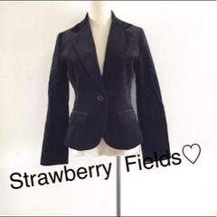 strawberry fields☆テーラードジャケット　ブラック