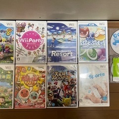 【ネット決済】wii本体とソフト色々とコントローラー等