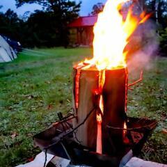 スエーデントーチ　焚物　薪　焚き火