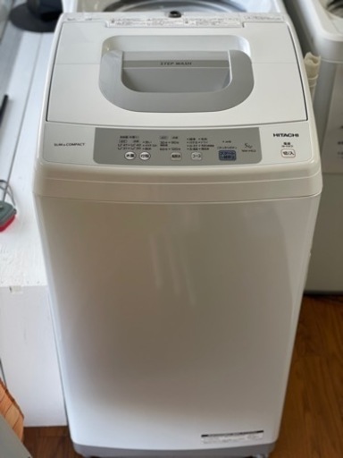 送料・設置込み　洗濯機　5kg HITACHI 2019年