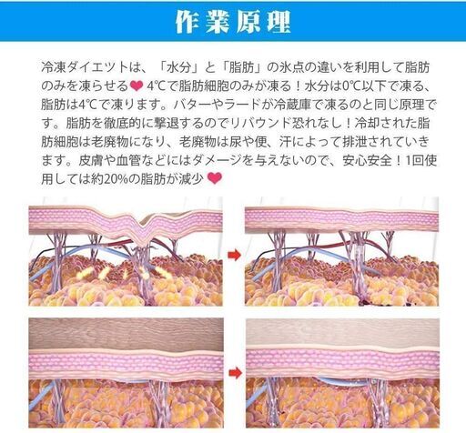 家庭キャビテーション 冷凍ダイエットマシン 脂肪冷却 セルライ腹部 太もも Amazon.co.jp: 冷凍ダイエットマシン 脂肪冷却 痩身マシン 家庭
