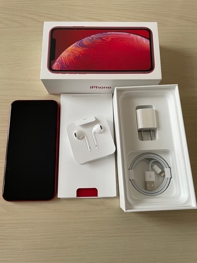 11日終了】iPhoneXR 128GB レッド