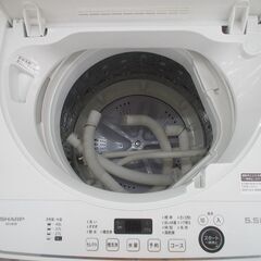 ID:G994072 シャープ 全自動洗濯機5．5k