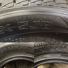 DUNLOP WINTER MAXX SJ8 215/70R16 16インチ スタッドレス 4本 2018～19年製 バリ溝 デリカD:5 アウトランダー等　(MTG186)クレジットカード QRコード決済可能