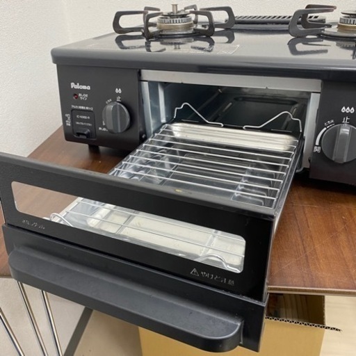 P 終 2017年製 Paloma ガステーブル LPガス用 IC-N36B-R ガスコンロ 右