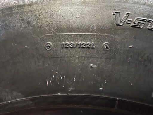 未使用 BS V-STEEL RIB 210 225/80R17.5 123/122L 17.5インチ トラック