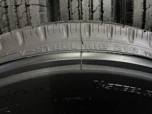 未使用 BS V-STEEL RIB 210 225/80R17.5 123/122L 17.5インチ トラック