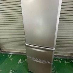 三菱　3ドア　ノンフロン　冷凍冷蔵庫　335L  ピンク系　20...