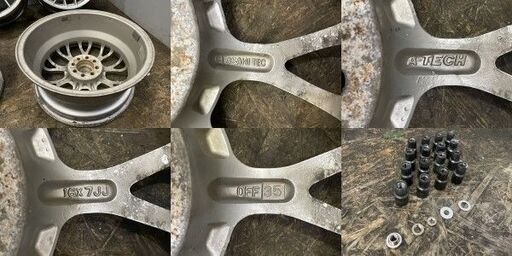 A-TECH SCHNEIDER エーテック シュナイダー 社外ホイール 16インチ 4本 