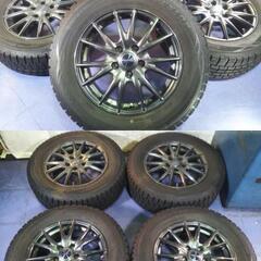 冬16インチ【富山 手渡しもOK】アルファード C-HR エクストレイル エルグランド RVR ダンロップ 日本製 215/65R16 中古４本