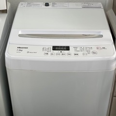 送料・設置込み　洗濯機　7.5kg Hisense 2018年