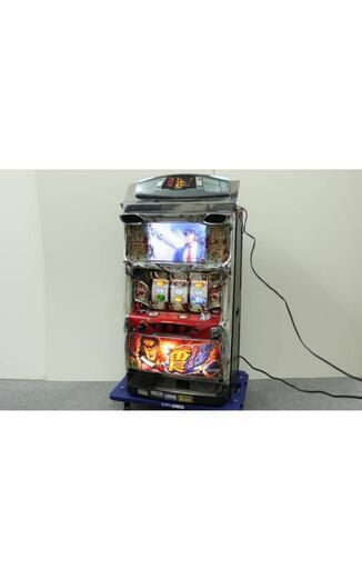 VMPD3-84-54 直接引取限定 パチスロ スロット 実機 押忍！サラリーマン番長 ドアキー 設定キー カウンター メダル付 通電確認済 中古