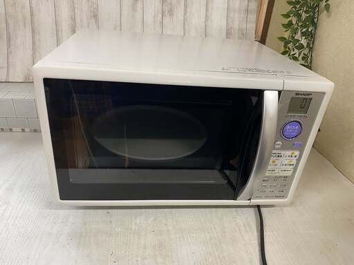 (売約済み)電子レンジ SHARP RE-Bi19-WB 2009年製　ターンテーブル　ヘルツフリー