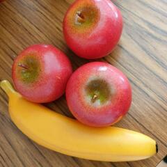 おままごと　キッチン　食品サンプル　りんご　バナナ