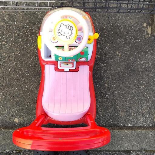 幼児 キティちゃんの足蹴り車 空色 八浜の子供用品の中古あげます 譲ります ジモティーで不用品の処分