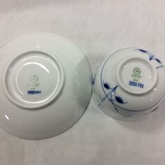 箱付き│未使用品│ロイヤルコペンハーゲン│ペアカップソーサー│ブルーパルメラ