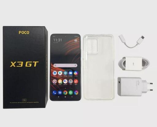 【値下げ】新品 POCO X3 GT 8GB/128GB ブラック/設定お手伝い無料