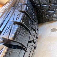 DUNLOP スタッドレス4本セット　155/65R14 PCD100