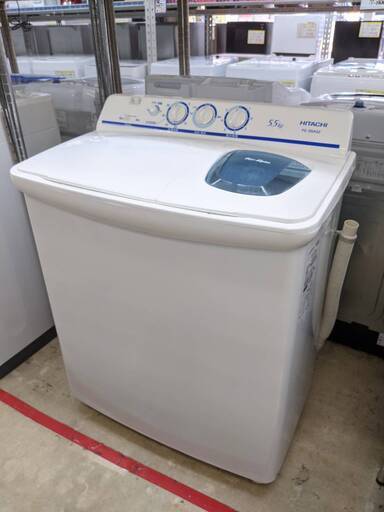 ⭐️高年式⭐️ HITACHI 2019年製 5.5kg二層式洗濯機 PS-55AS2 日立
