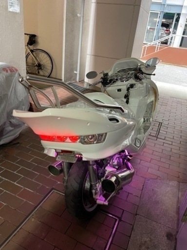 YAMAHA・マジェスティC・オールホワイト・LED・フルカスタム・全国陸送