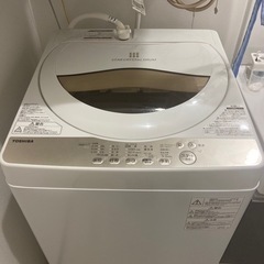 【ネット決済】TOSHIBA洗濯機　2019年式 ３年保証付き☆...