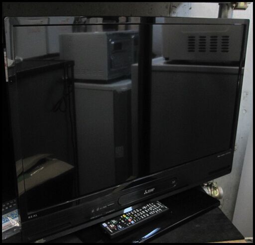 新生活！39600円 三菱 ブルーレイレコーダー内蔵 32型 液晶テレビ  2017年製 LCD-V32BHR9 リモコン付