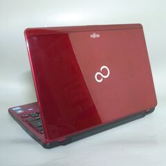 新品SSD 日本製 レッド 中古美品 ノートパソコン 13.3型 富士通 SH54/E 第