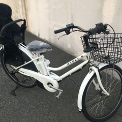地域限定送料無料 ブリヂストン ハイディビー HYDEE 8,7AH 子供乗せ 白