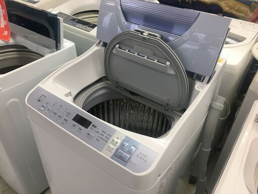 洗濯機の分解クリーニング行っています！配送設置込み！シャープ5.5K洗濯乾燥機　2017年製　分解クリーニング済み！！！
