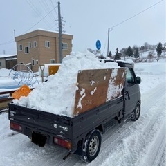 雪のやり場にお困りのかた雪かきします。