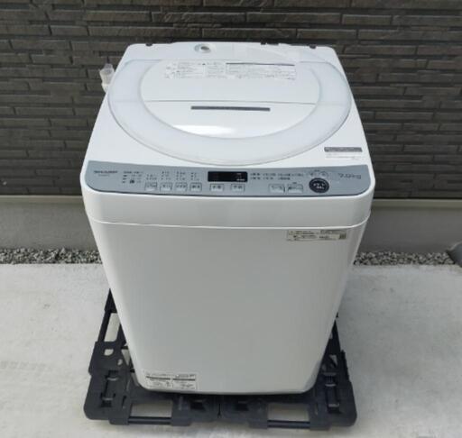 ■取引決定済■2021年11月購入■SHARP 洗濯7.0kg 全自動洗濯機【穴なし槽で節水・黒カビブロック】 ES-GE7E-W