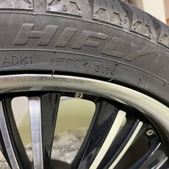 4本セットホイール付きスタッドレス18インチ 2016年製 225 40 18インチ