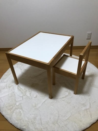 Ikea 子供机 椅子 Kao 尼崎の家具の中古あげます 譲ります ジモティーで不用品の処分