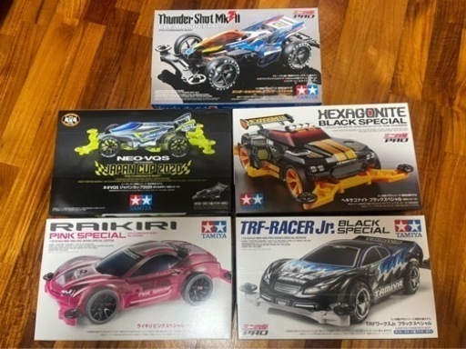 [取引予定者決定しました]ミニ四駆 新品未使用 5台セット