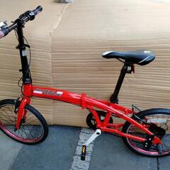 美品！フェラーリ FERRARI 折り畳み自転車 動作良好！