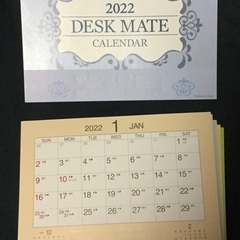 《お取引中》【無料】2022 R4 カレンダー ③《卓上》１か月...