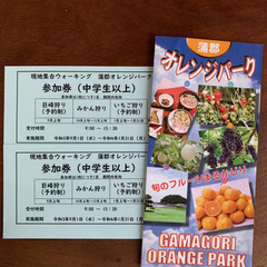 蒲郡オレンジパークチケット　1枚　【1/9(日)午前9時30分 ...