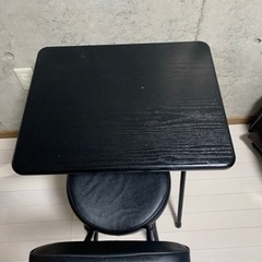 【ネット決済】折りたたみ机、折りたたみ椅子セット