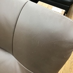 KM-25【ご来店頂ける方限定】カリモク家具　CHITANO 2.5シーターソファ　ブラウン