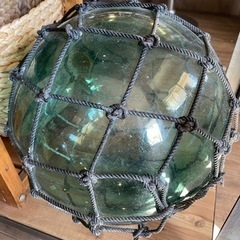 アンティーク浮き玉　ガラス玉漁具