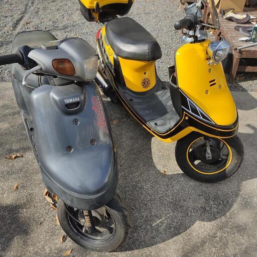 ヤマハ ジョグアプリオ 2台セット ヤマハ ジョグアプリオ 2台セット ヤマハ ジョグ アプリオ EX 原付2種登録
