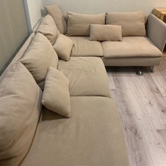 美品☆使用期間1年！IKEA ソーデルハムン ソファー 定価15万円以上☆