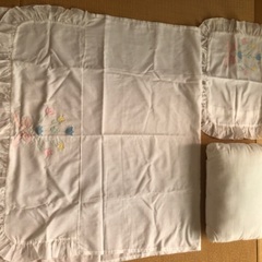 【ネット決済】ベビー枕、枕カバー、シーツセット