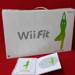 WiiボードとWii FitのCDのセット(梱包箱に難アリ)