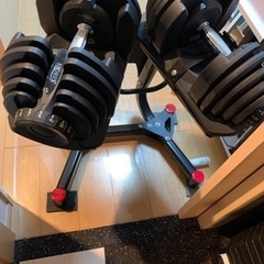【受付終了】アジャスタブルダンベル40kg2個＋スタンドセット