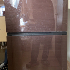 【ネット決済】hisense 冷蔵庫　大型　3ドア　ブラウン