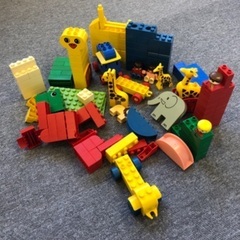 【ネット決済・配送可】大きなレゴ LEGO 動物小人電車付き ⭐︎