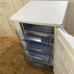 (2/17 終)Abitelax ノンフロン 電気冷凍庫 ACF-110E 2018年製 前開き 100L ホワイト 冷凍庫 アビテラックス 菊倉HG