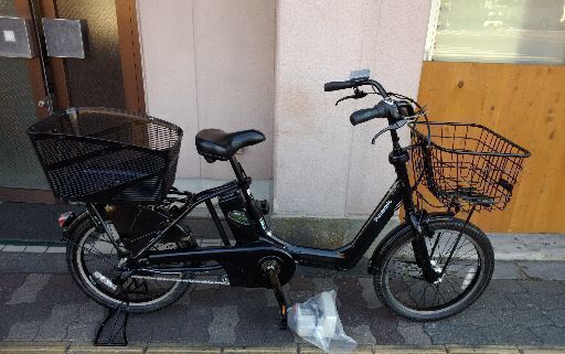 Panasonic GYUTTO ANNYS[ギュット アニーズ]20吋 電動アシスト自転車 8.9Ahバッテリー+充電器(ブラック)